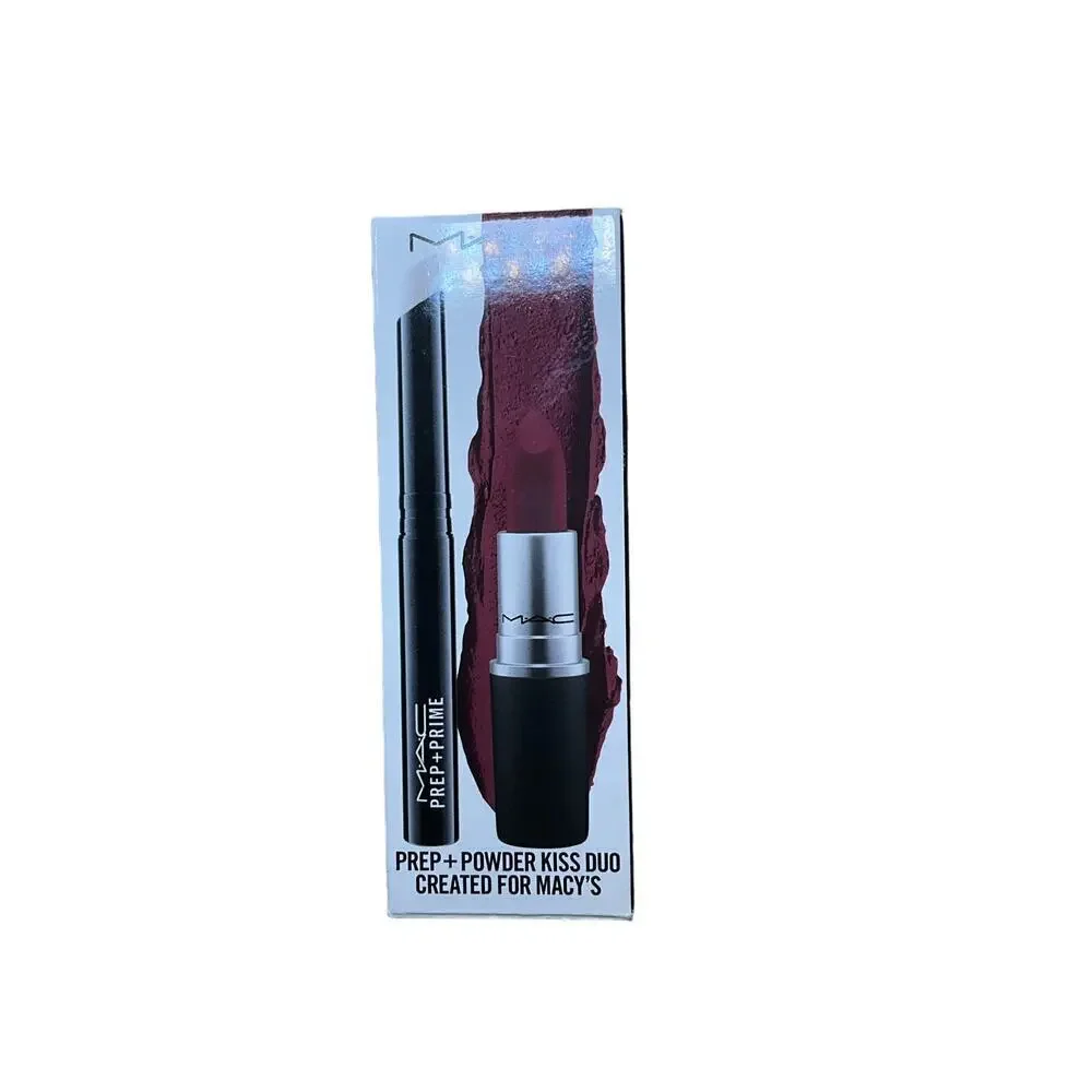 MAC Prep + Prime Lip Duo Women Fragrance/Oil Free Powder Kiss Ruby Woo‎ Lipstick
